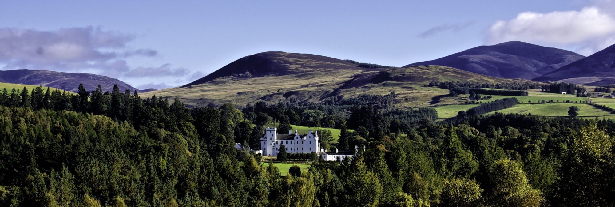Scenic Blair Castle Panorama Cropped