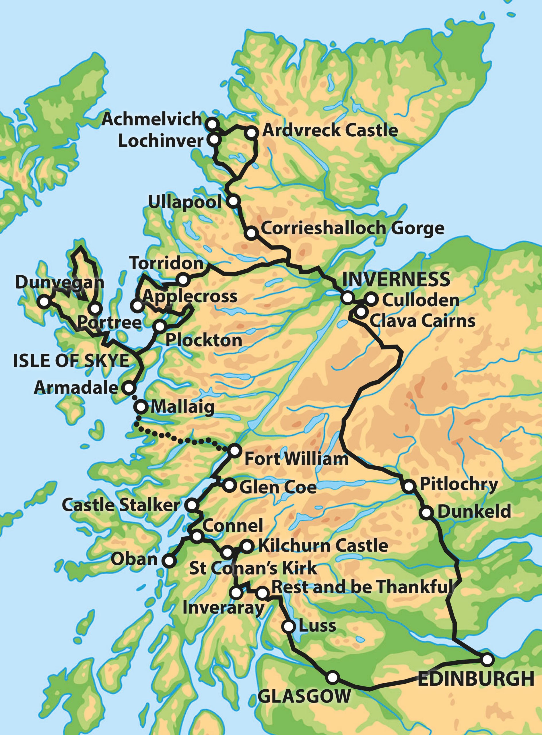 7 Day Complete Tour Of Scotland